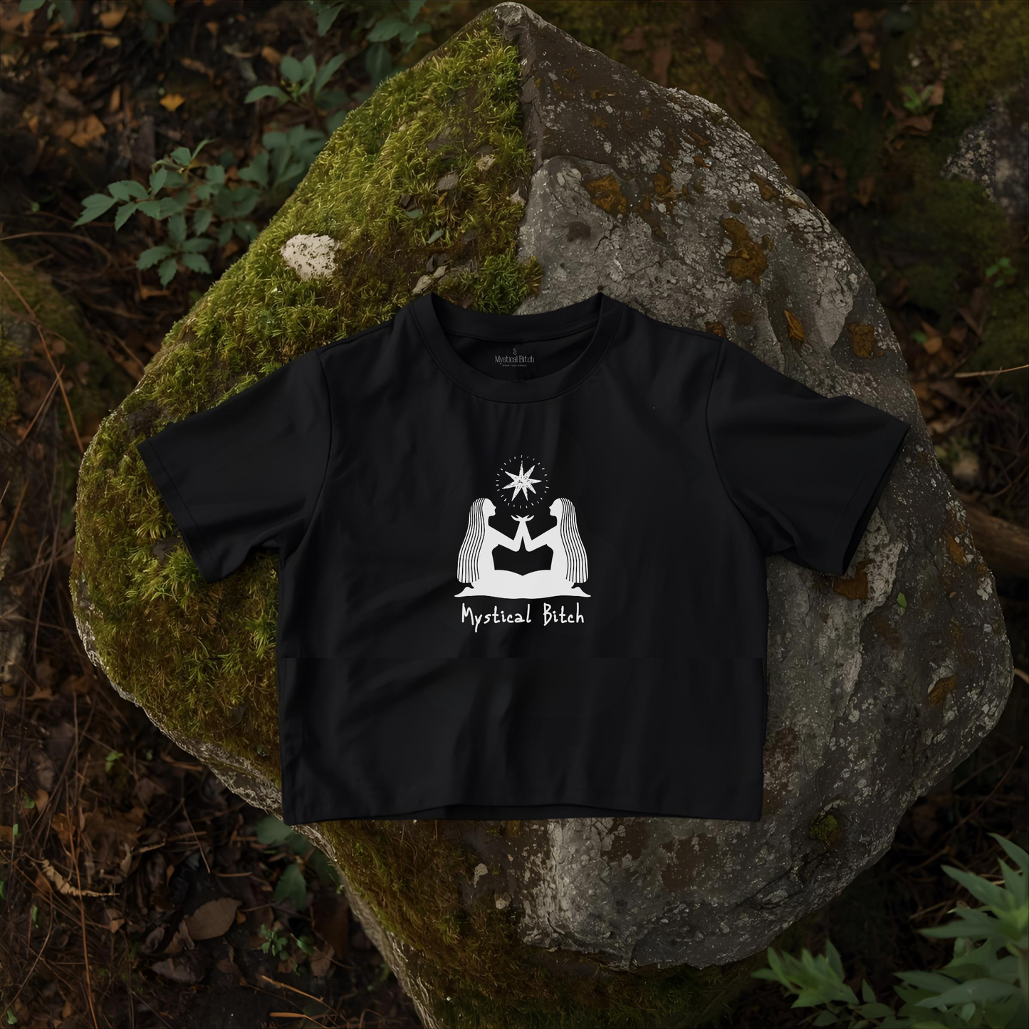Twins Magick: Celestial Tee-black