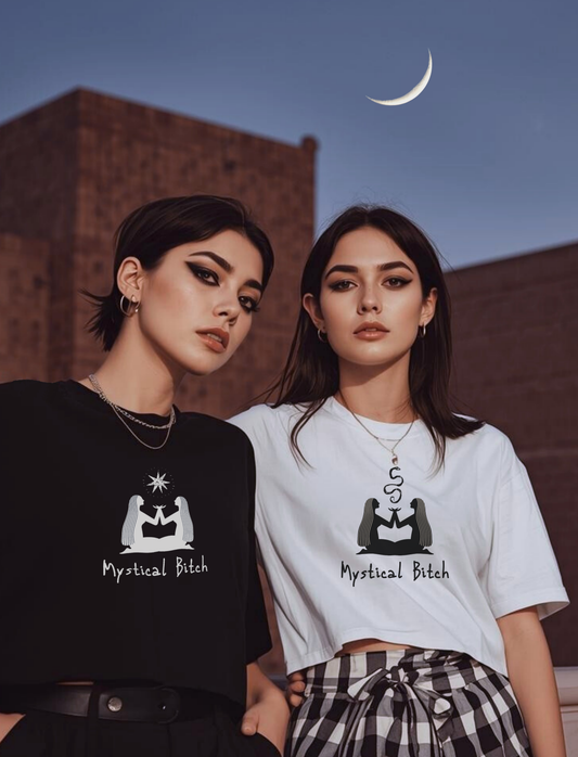 Twin Magick: Sacred Rising Tee-White