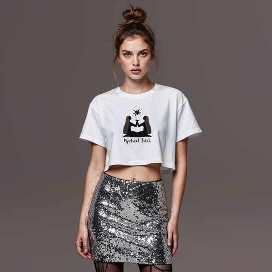 Twin Magick:Celestial Tee- White