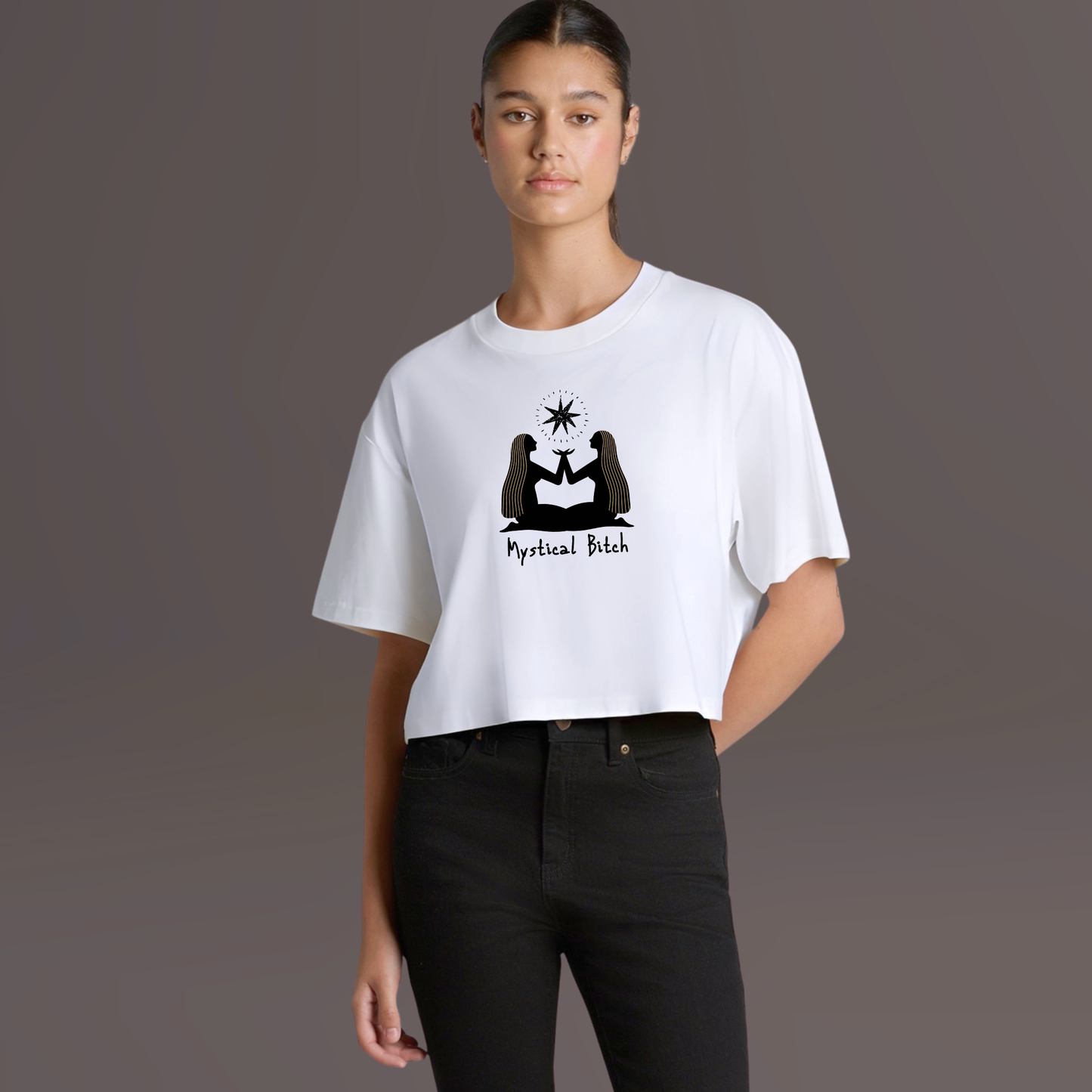 Twin Magick: Celestial Tee- White