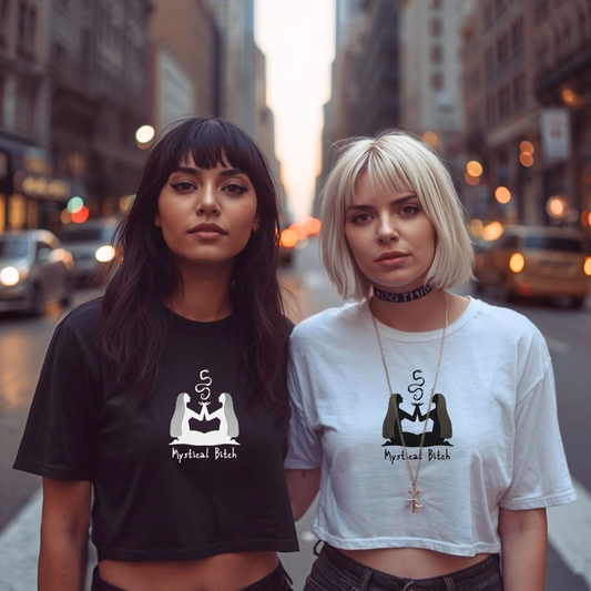 Twin Magick: Sacred Rising Tee-White