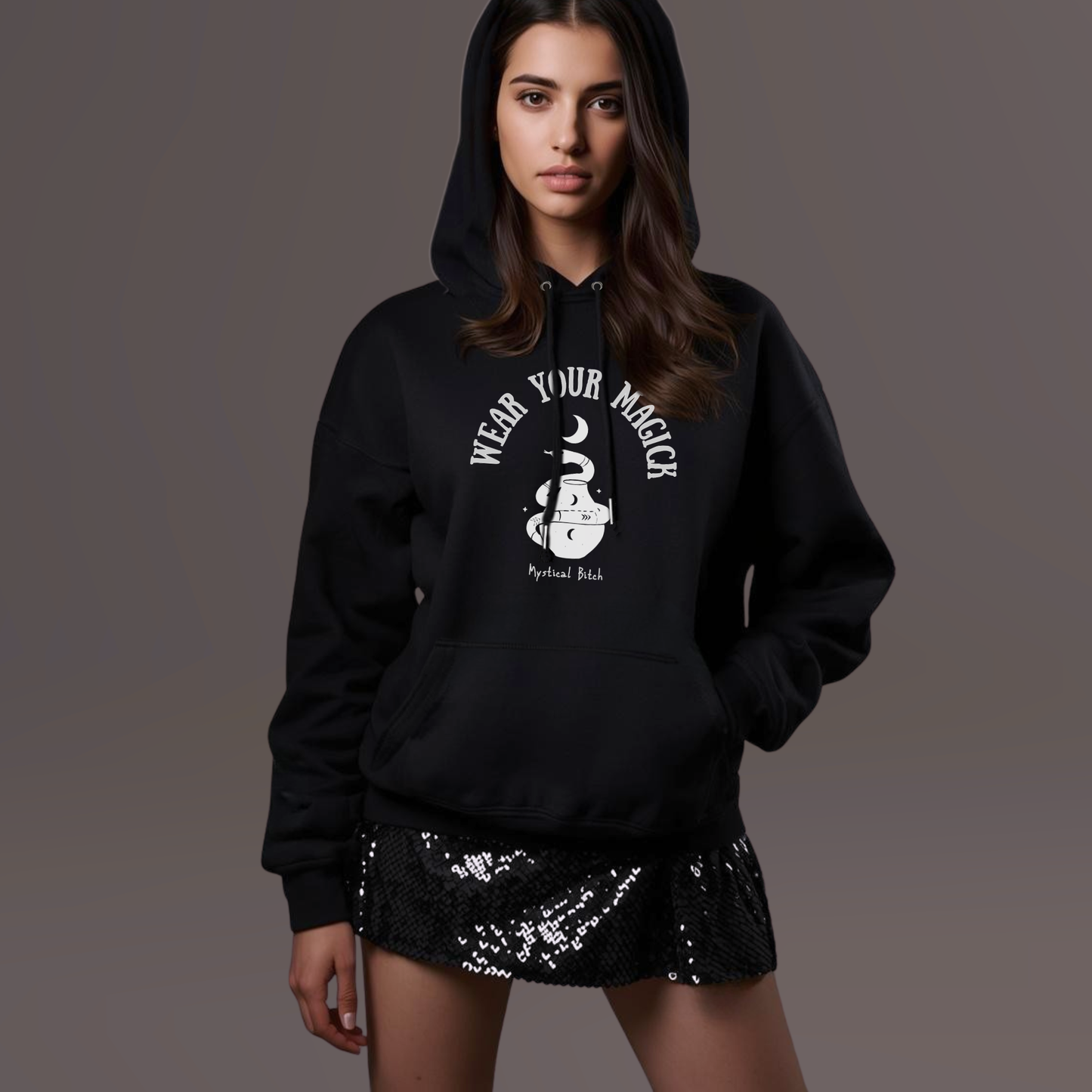 Vessel Magick Hoodie-Black